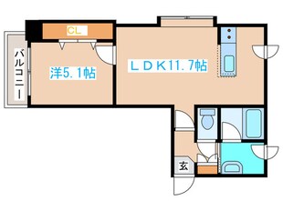 シャトレ東札幌の物件間取画像